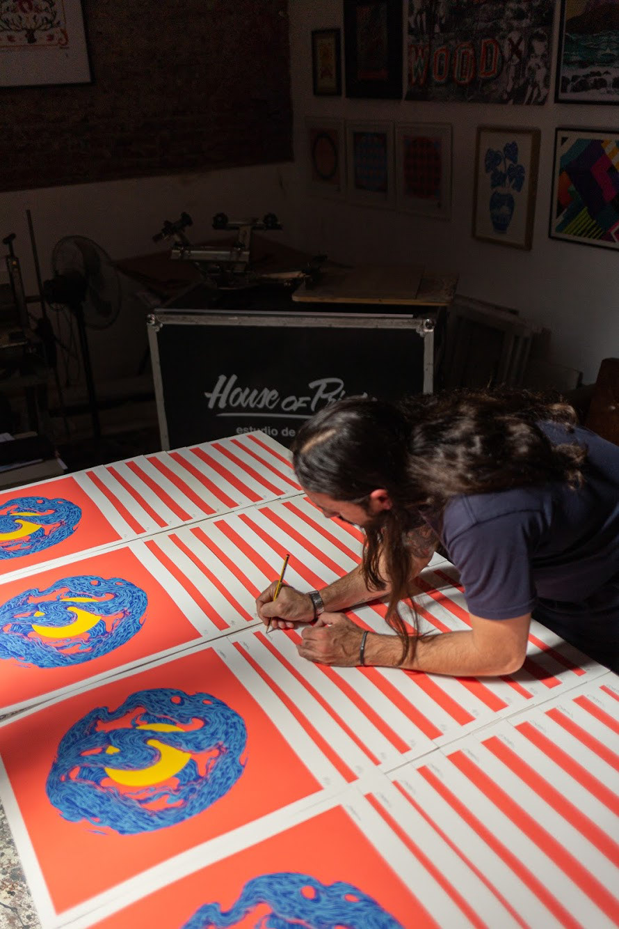 silkscreen signed & numbered