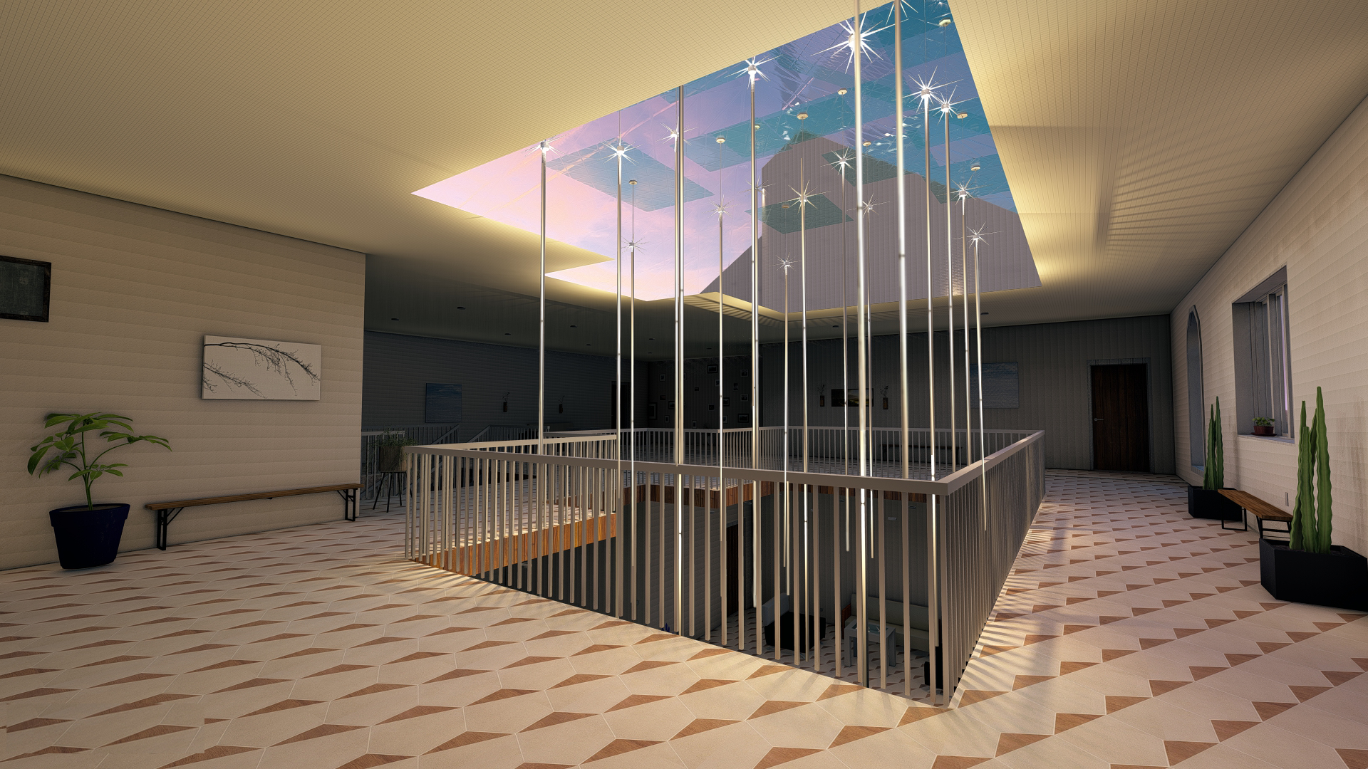Custom Light Fixture Render