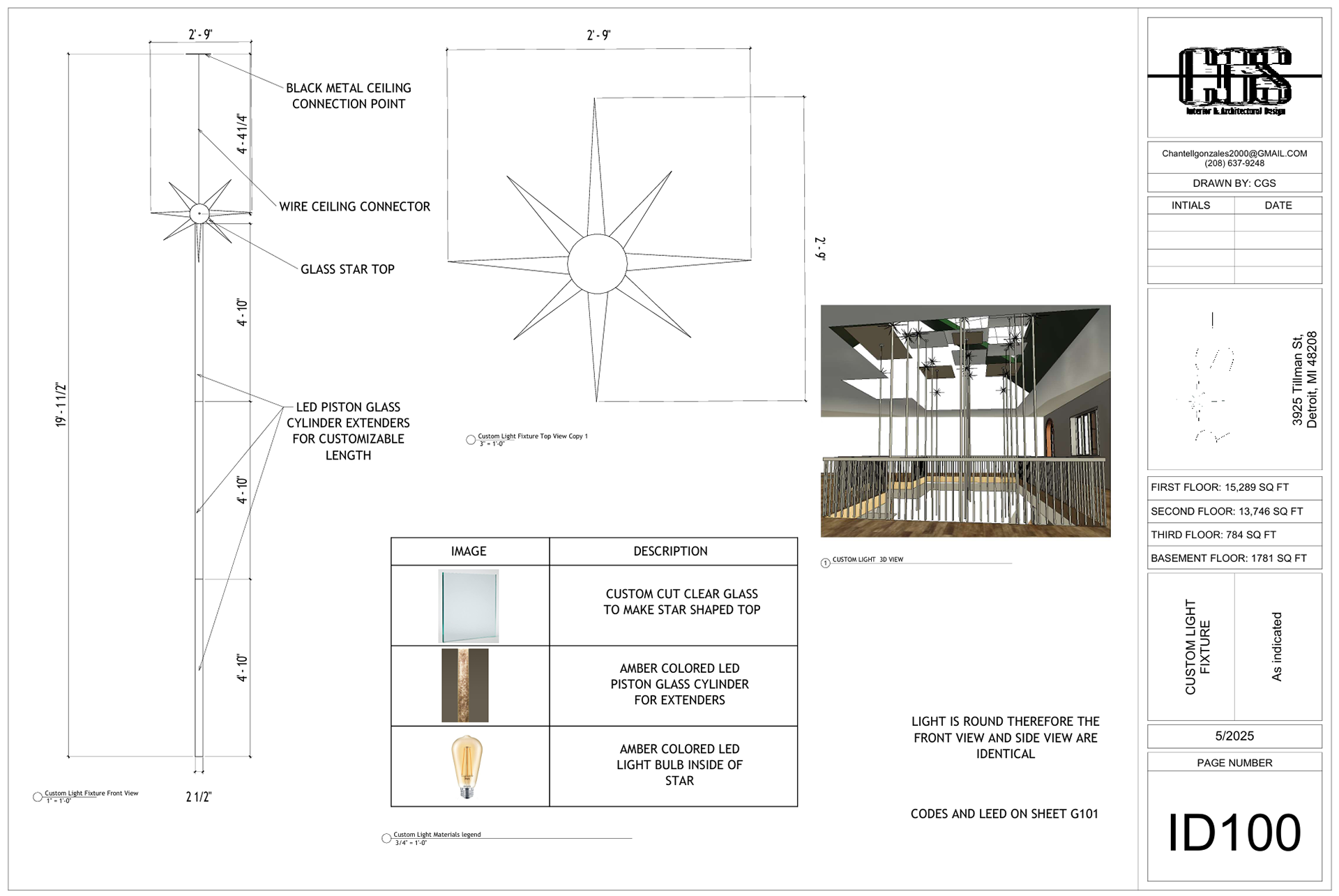 Custom Light Fixture
