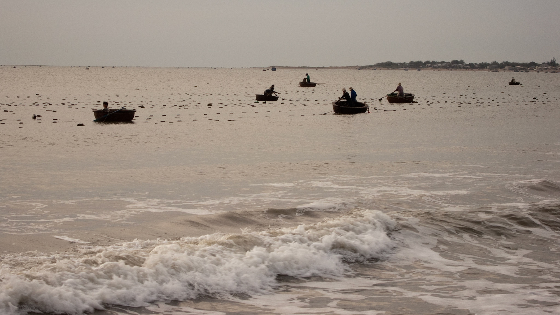 Fisherman at dawn, Ninh Thuan