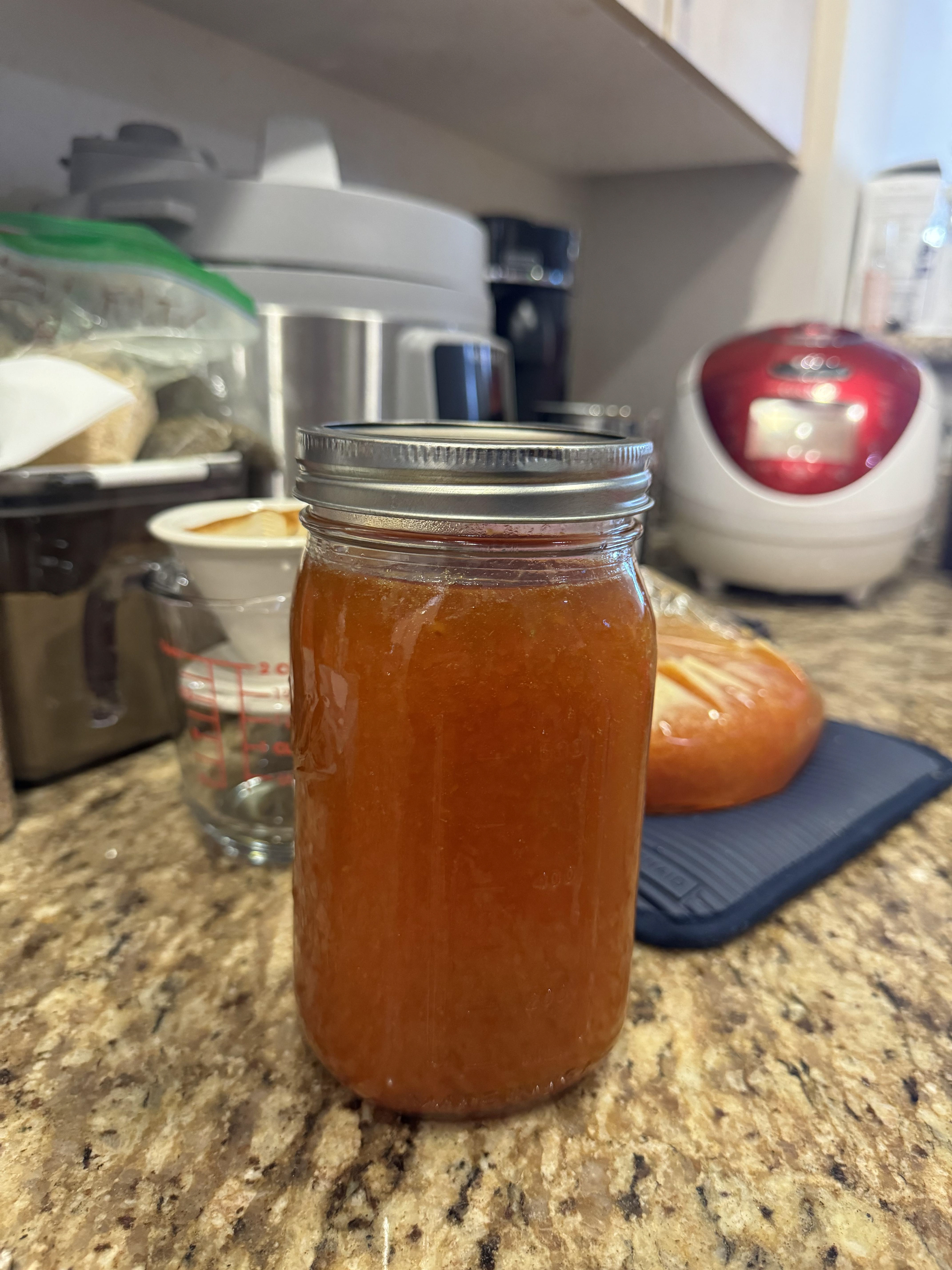 I made jam from the kumquats.