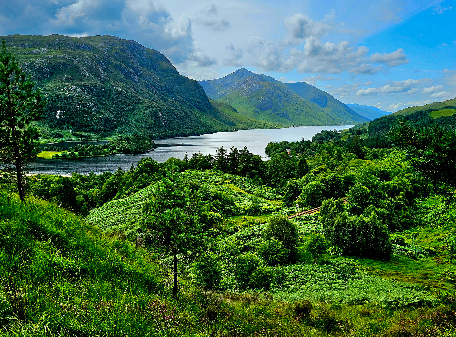 Views of Loch Shiel
