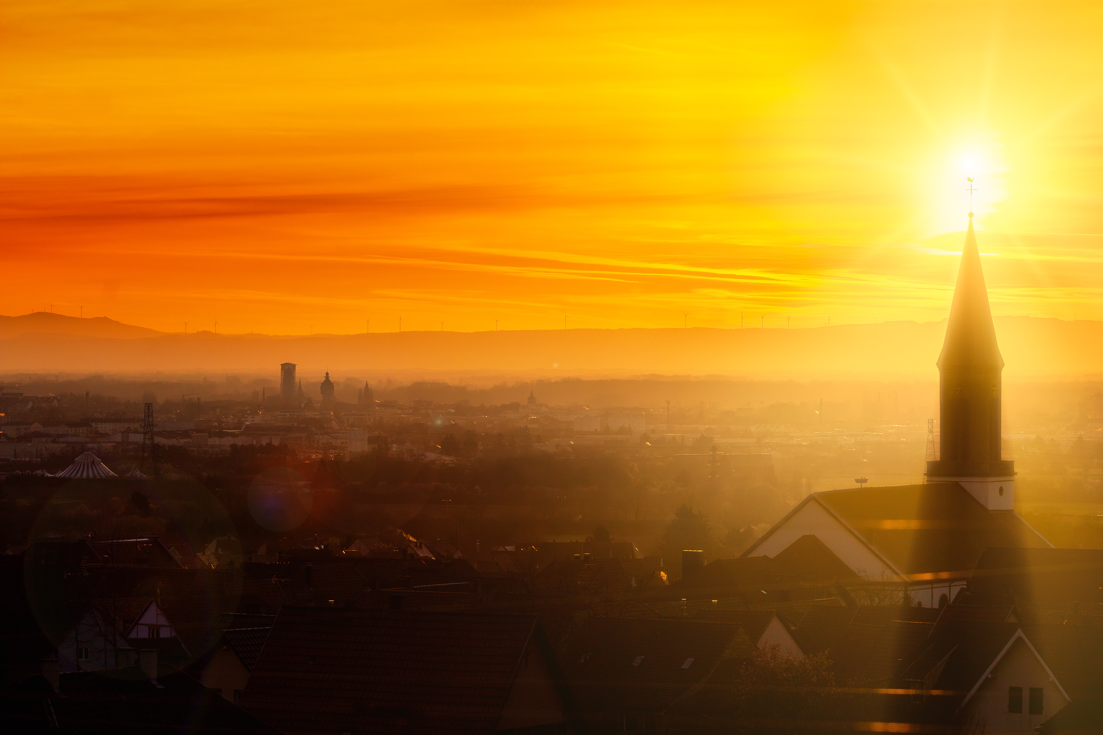 Sunrise à Kintzheim