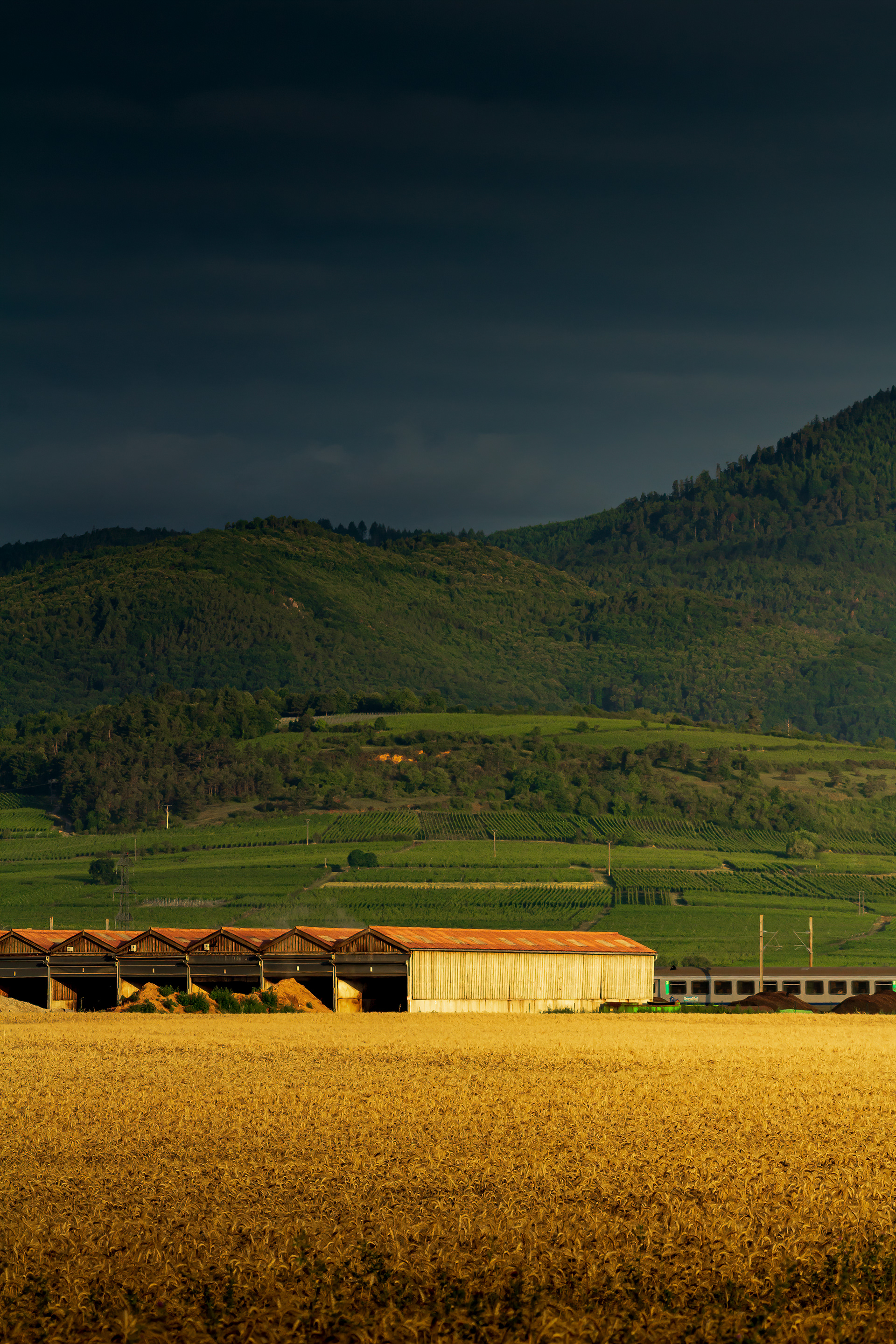 Granges après l'orage