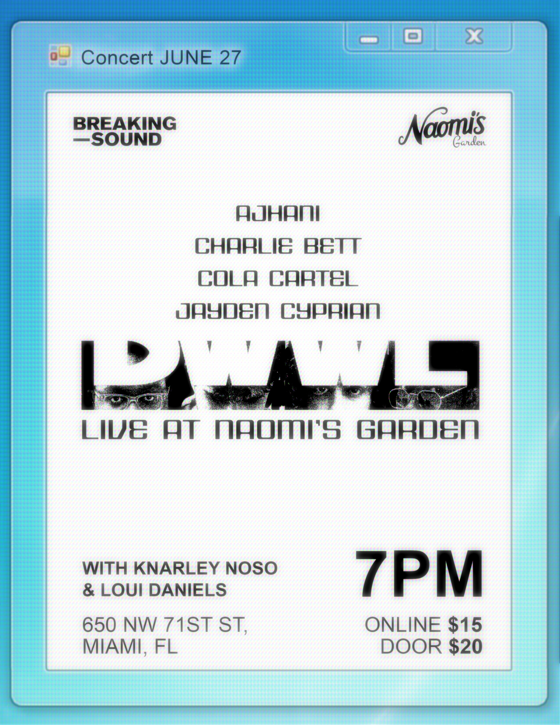 DWWL June 27 Concert Flyer (2024)