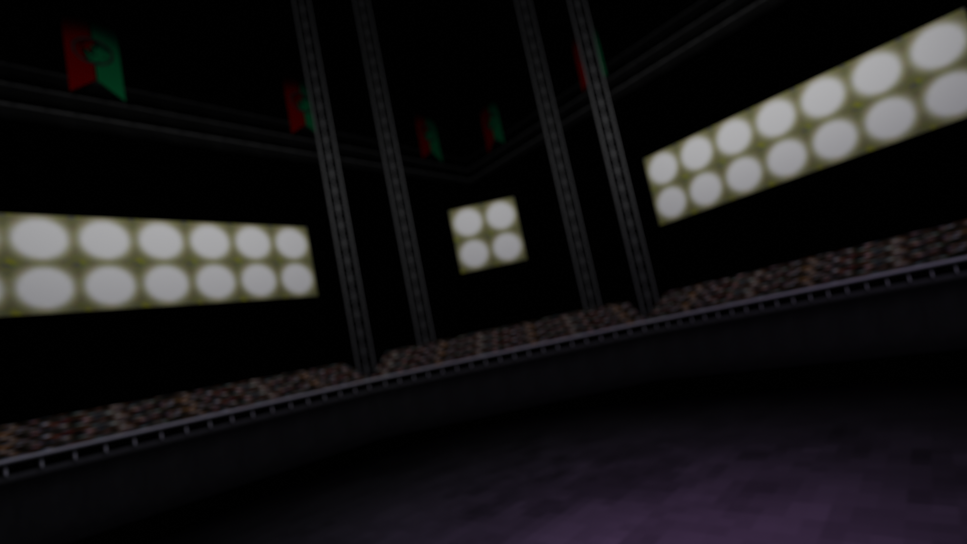 Low-Poly Wrestling Ring BG (Blender)