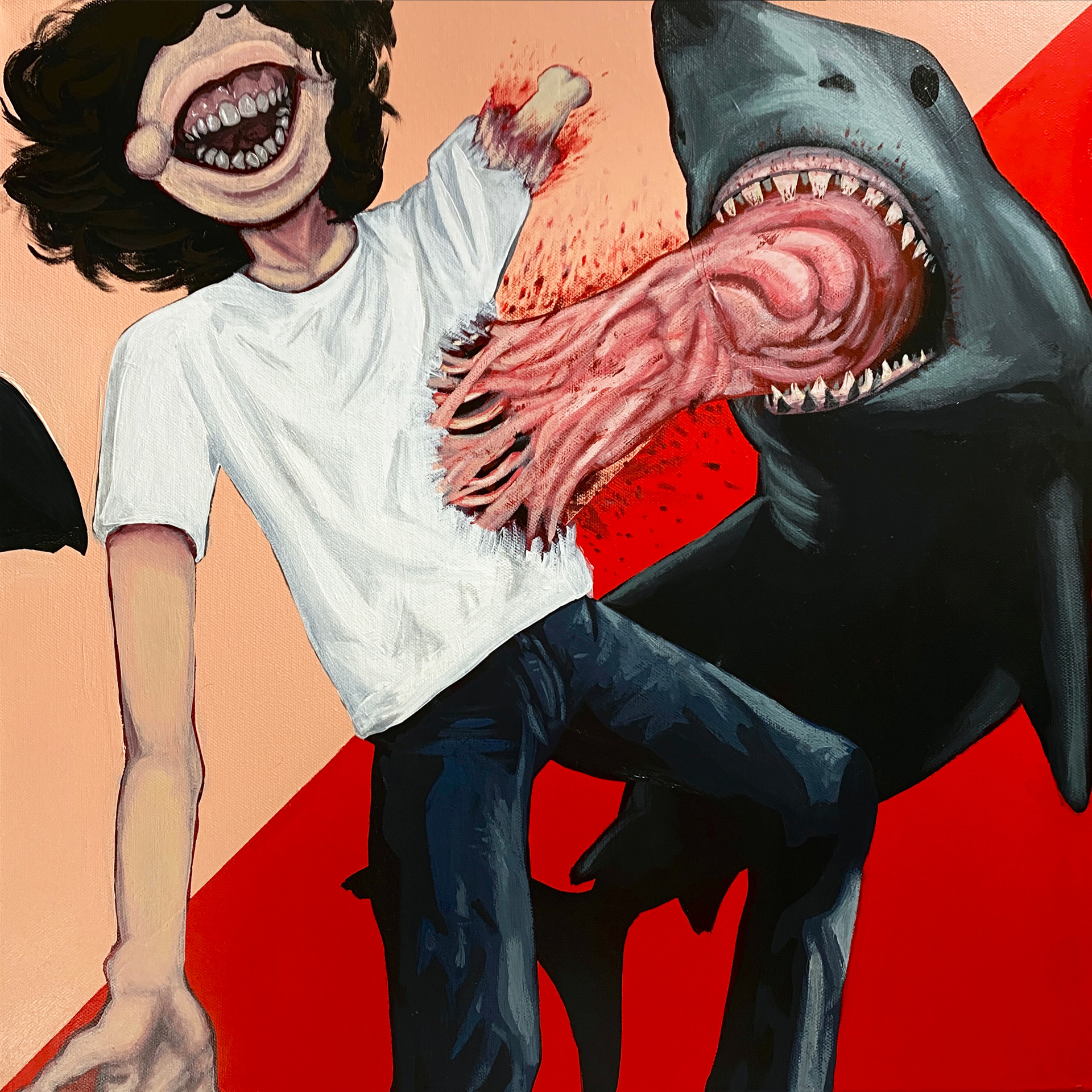 1. it rips me apart. (2020) [Acrylic on canvas 20x20in]