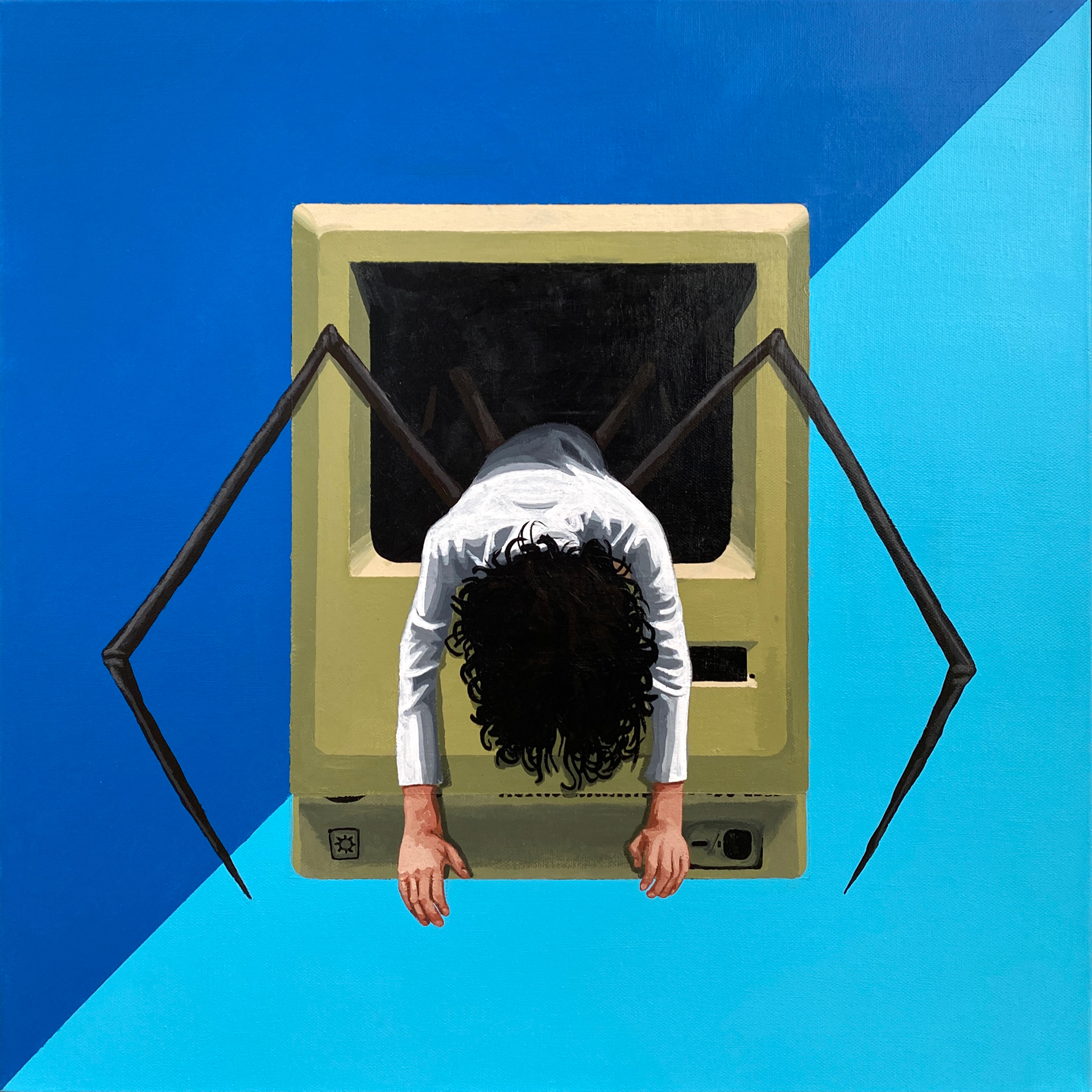 2. it's free. (2021) [Acrylic on canvas 20x20in]