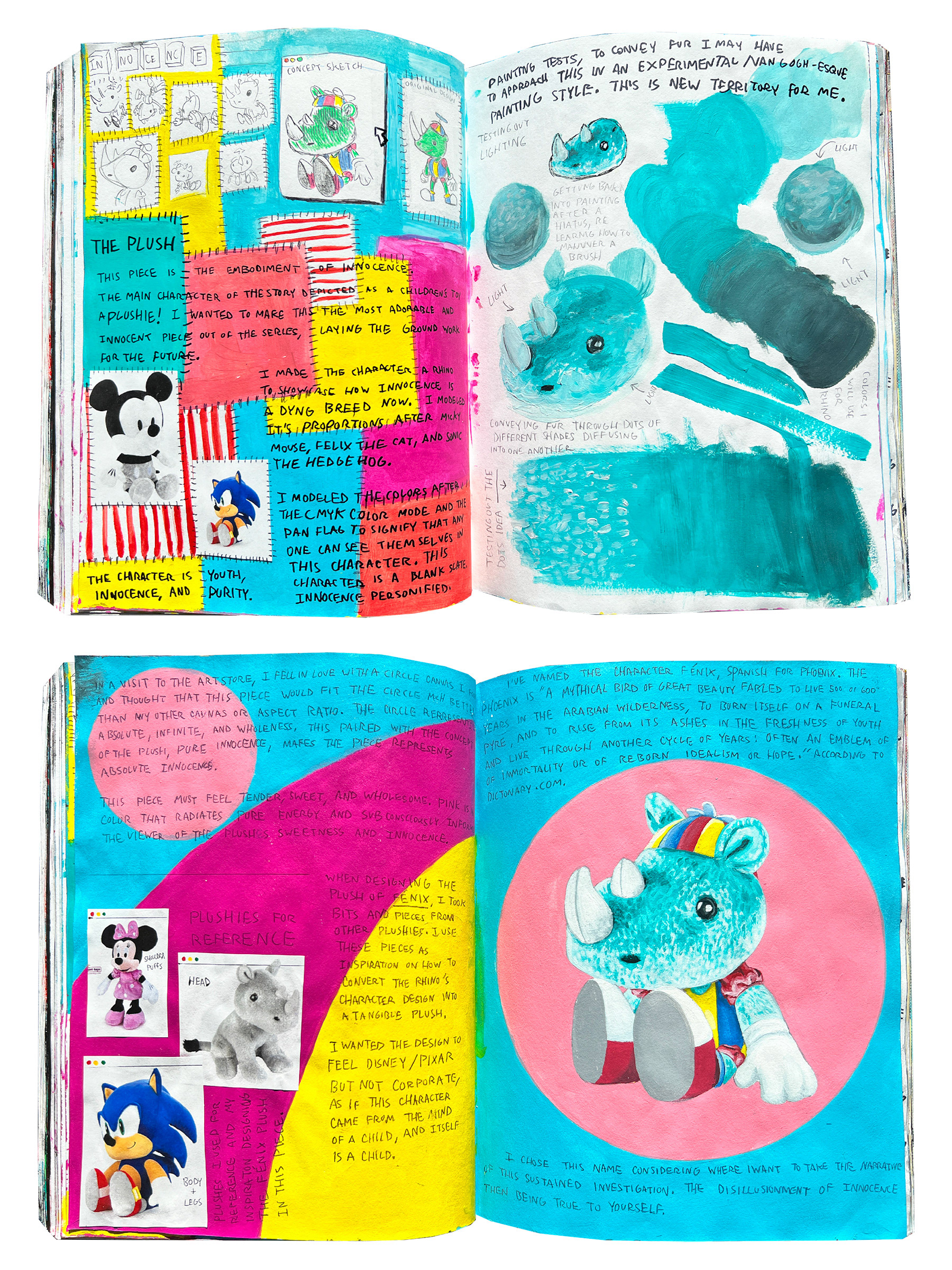 1. plush preparation + sketch (2021)