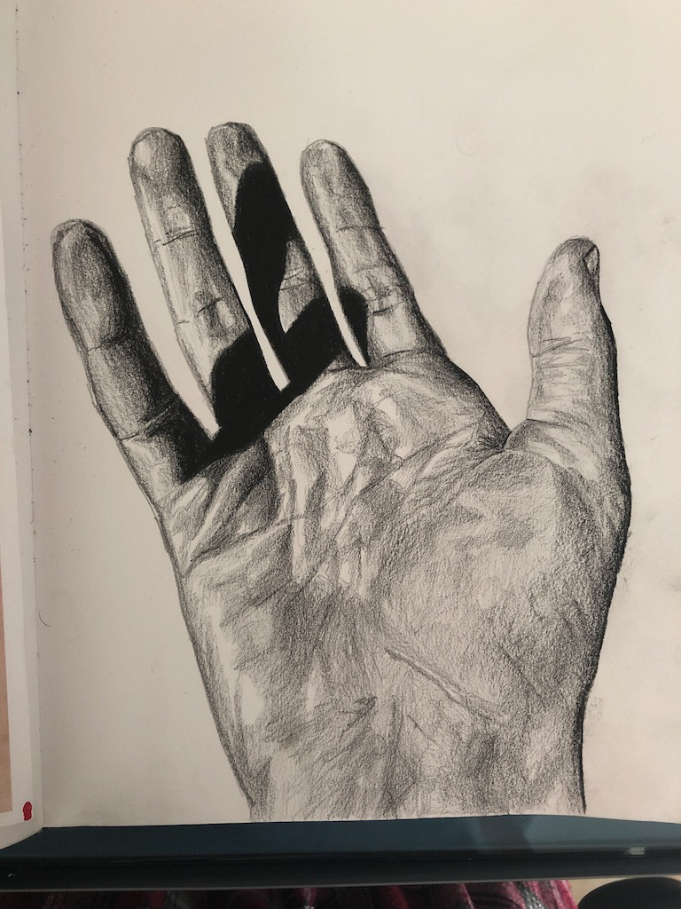 Hand study (2018) [Pencil]