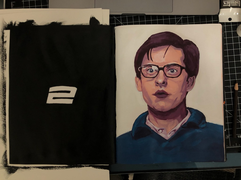 Tobey Maguire (2019) [Acrylic]