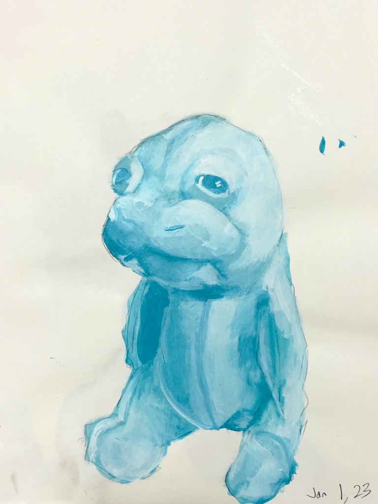 plush study (2023) [Acrylic]