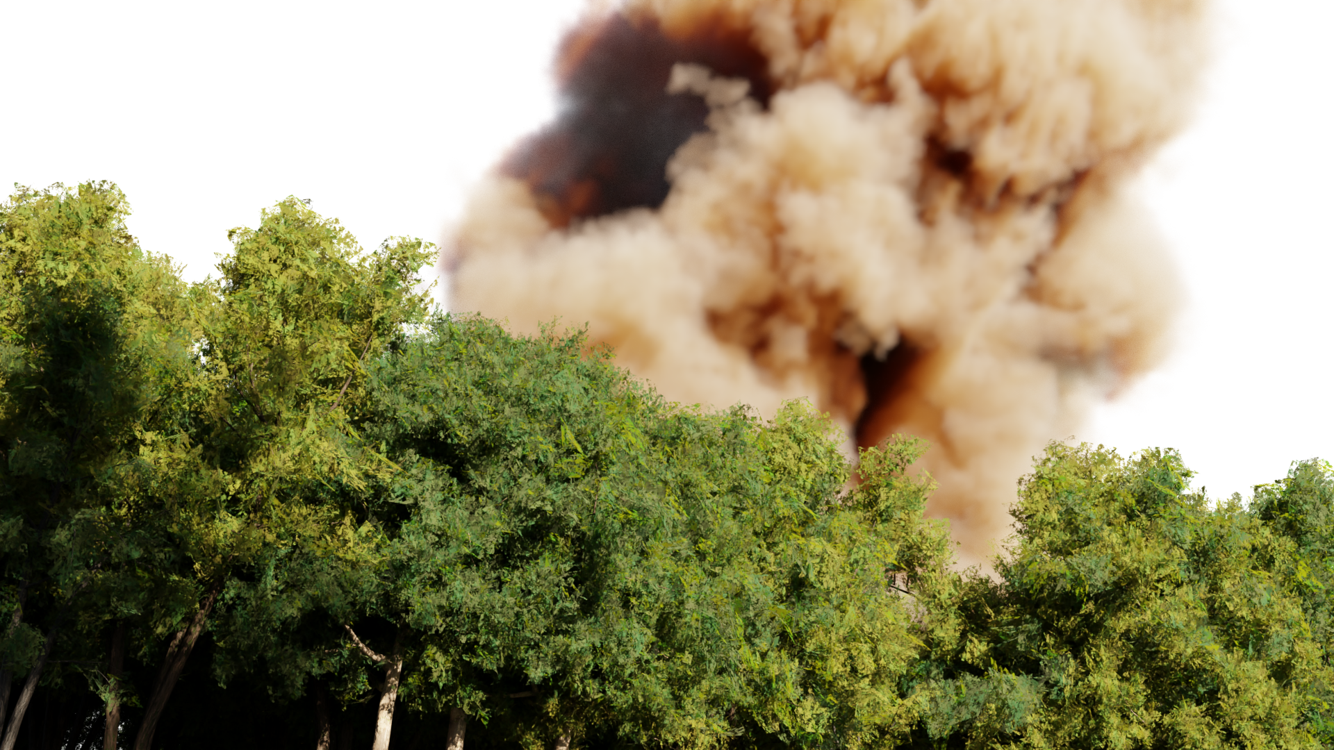 Operation Otito - Smoking Forest BG (Blender)