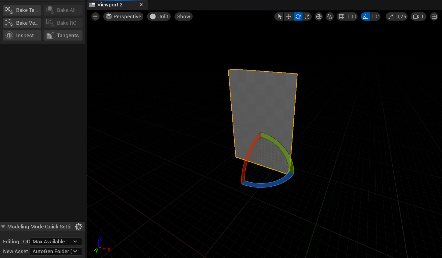 Adjusting rotation of the source wall segment so it follows the spline BP axis
