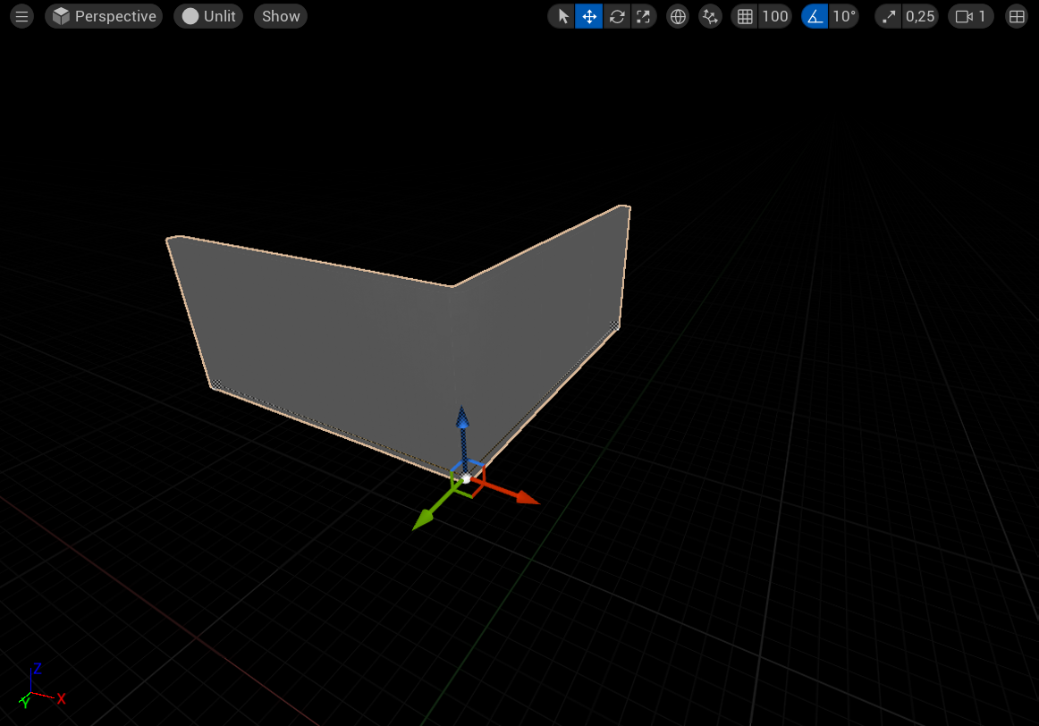 Changing the spline tangents to the sharp ones - SHIFT+T
