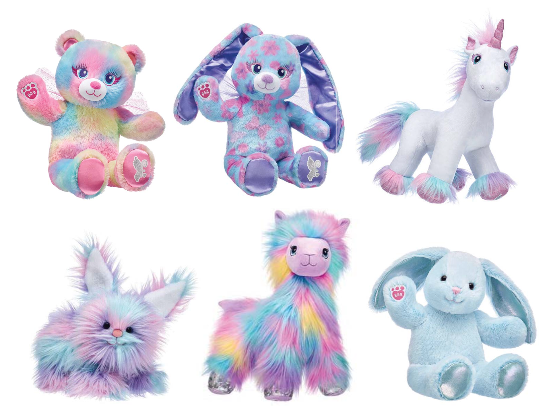 An assortment of pastels.