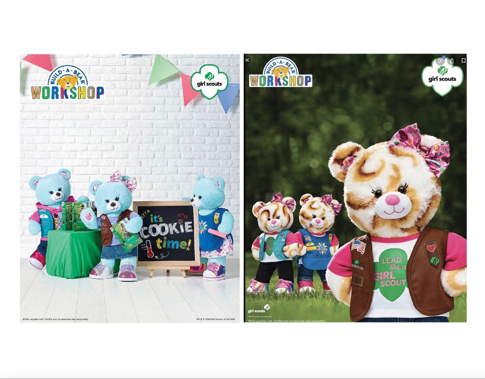 GSUSA cookie bears, yum!