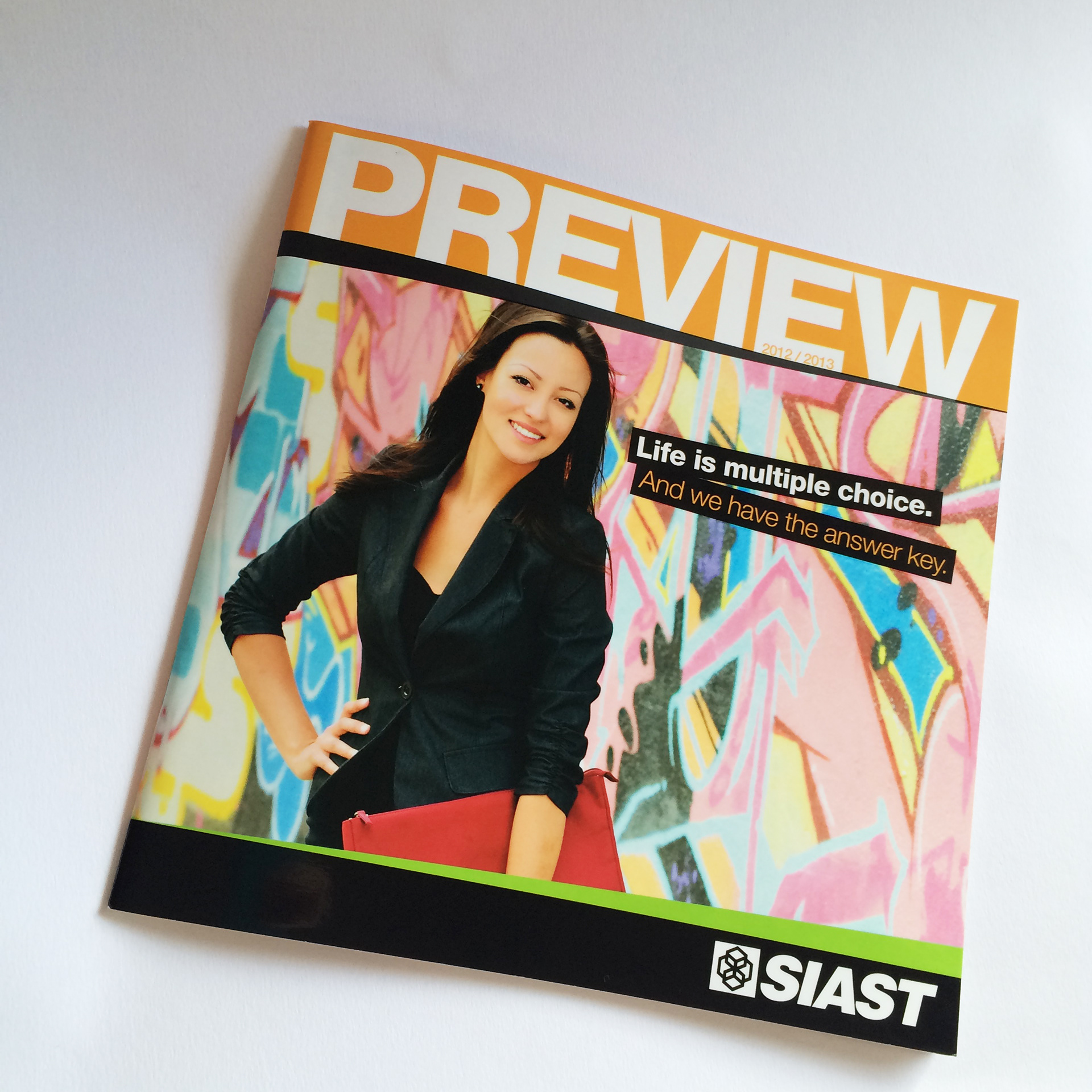 2012/13 Annual Program Information Guide for SIAST (now Saskatchewan Polytechnic).