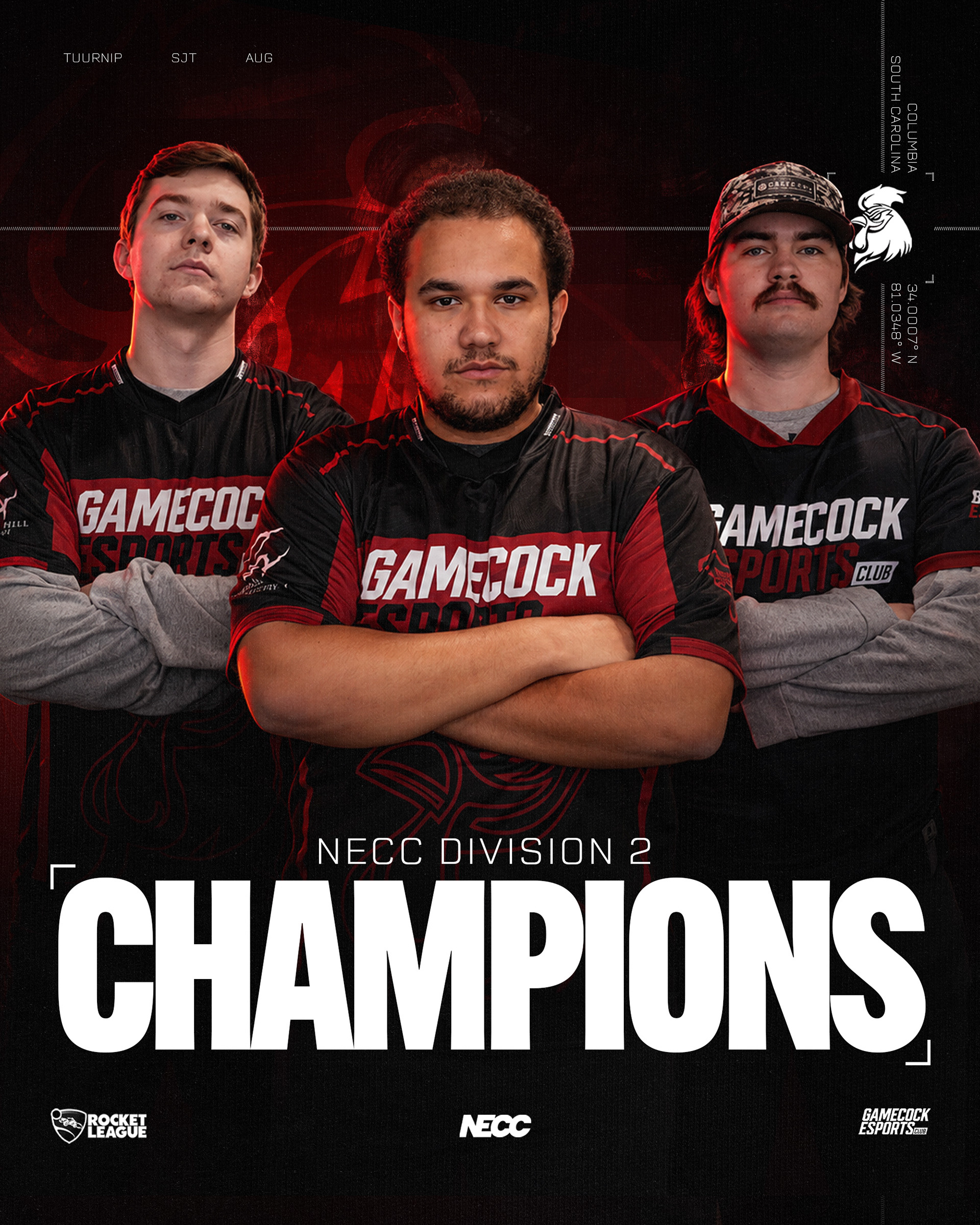 NECC Champions post for USC Esports