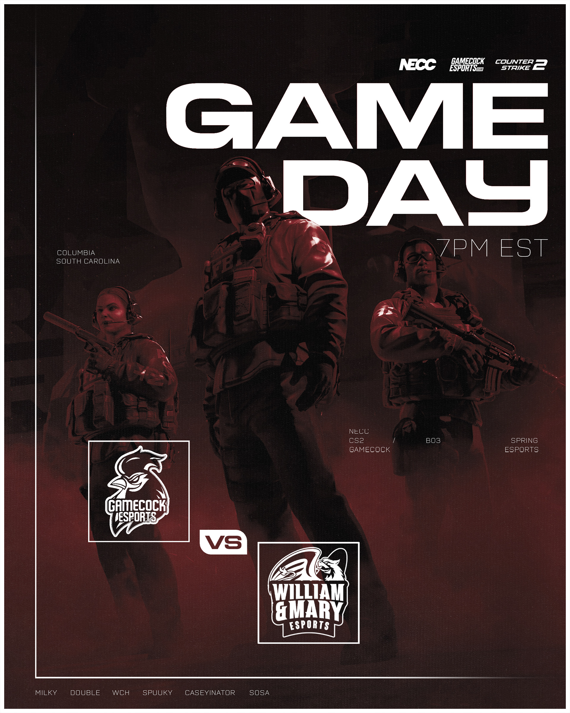 Game Day for USC Gamecock Esports Counter-Strike