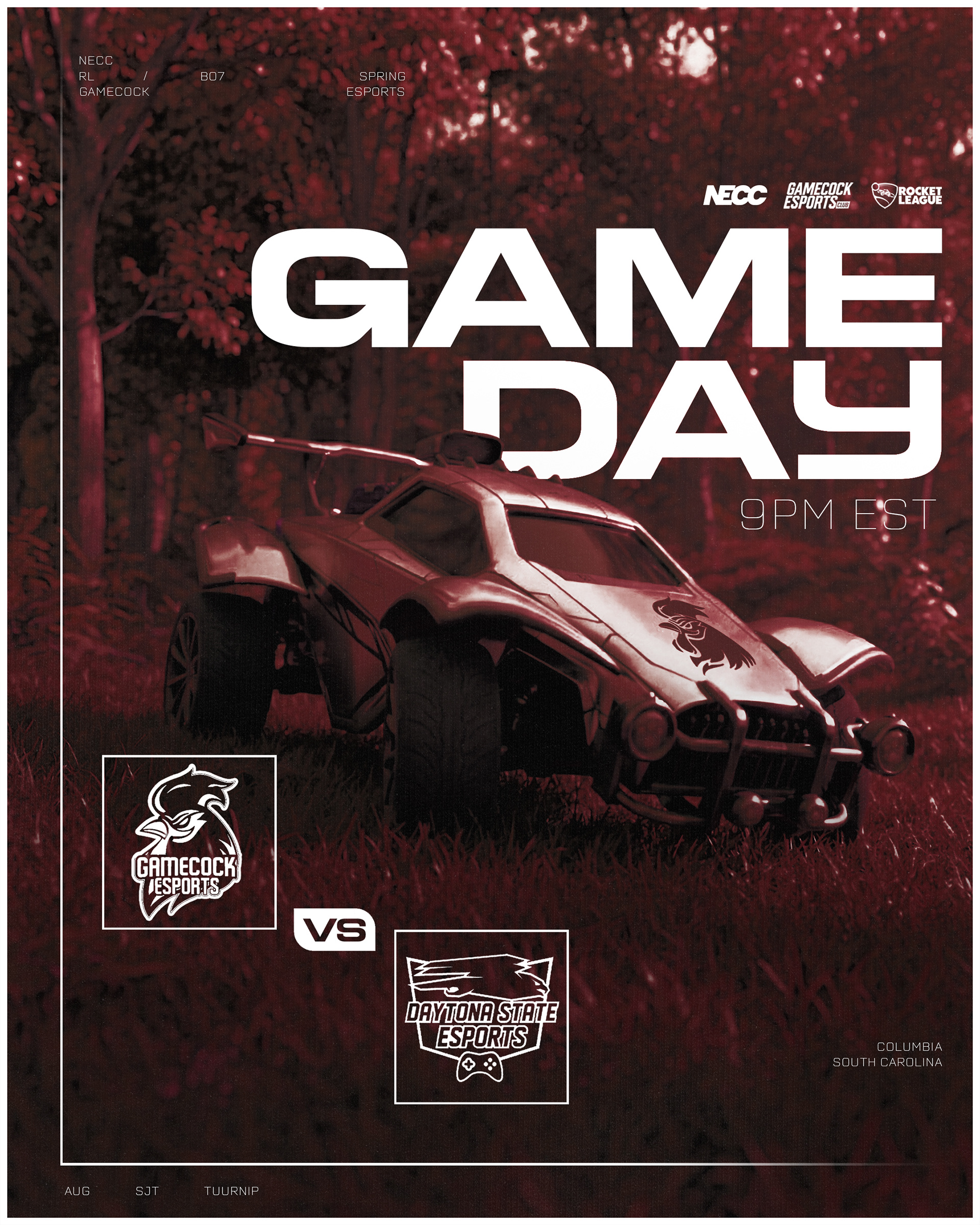 Game Day for USC Gamecock Esports Rocket League