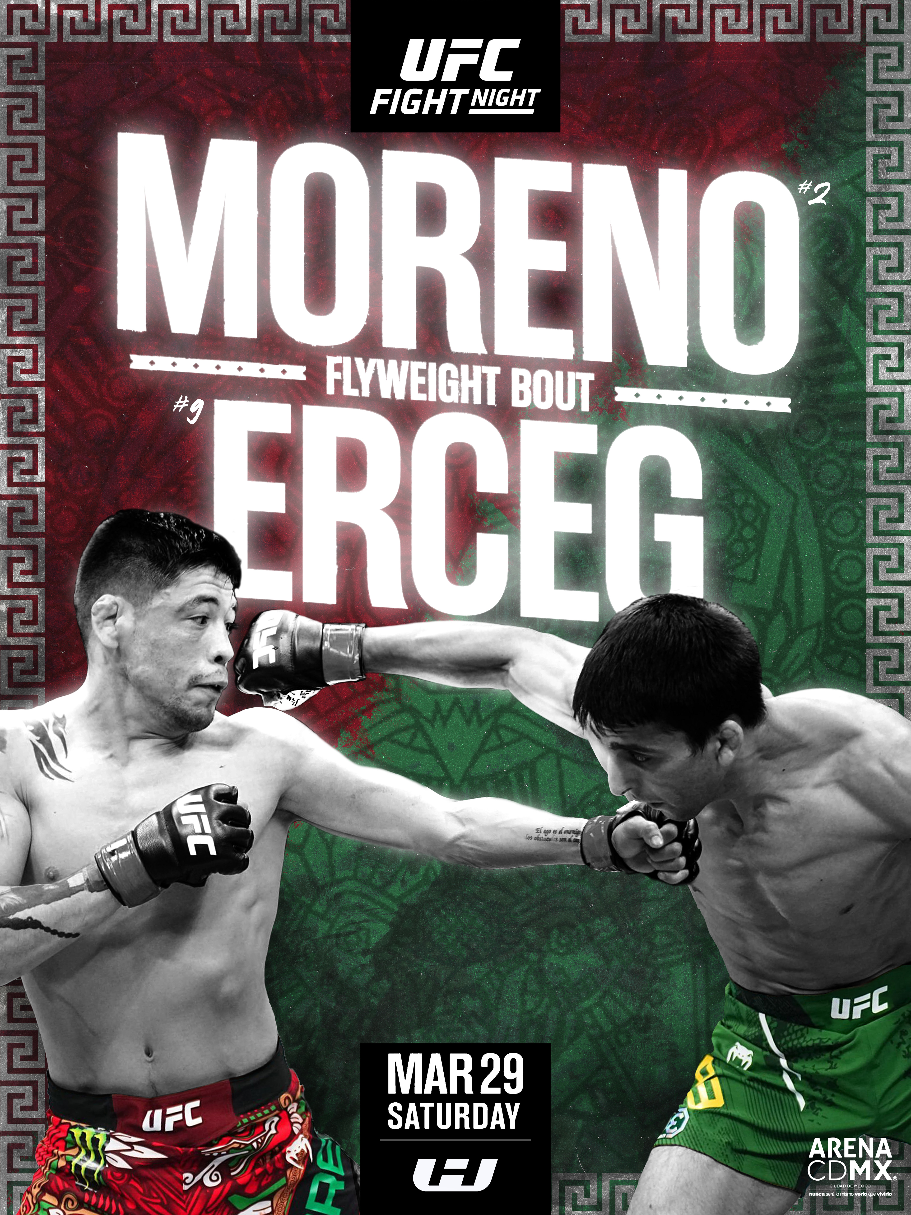 Concept poster for UFC Mexico City