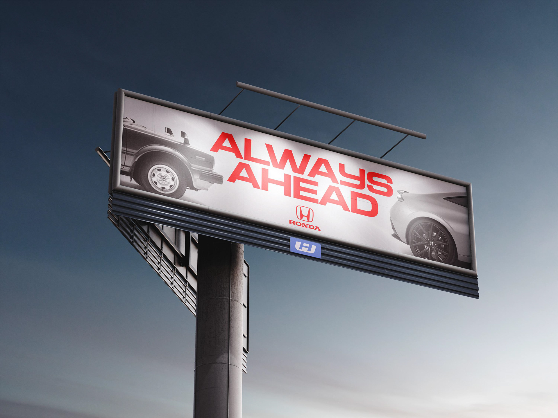 Concept Billboard Ad for Honda