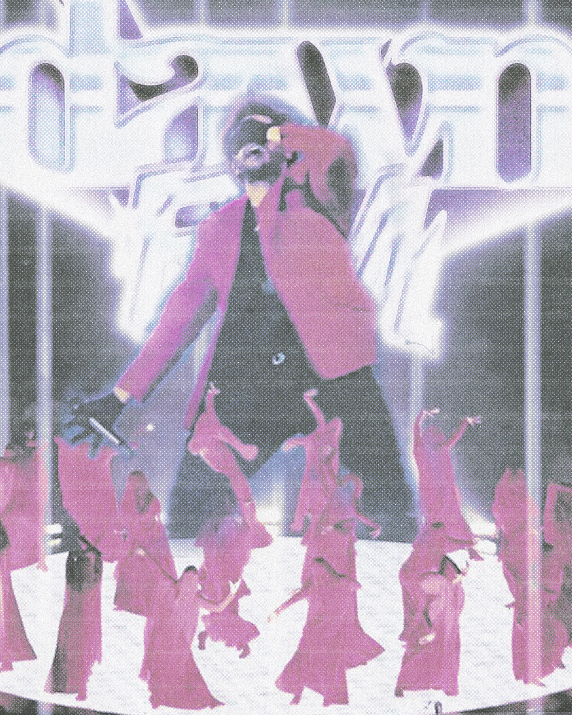 Concept tour poster for The Weeknd.