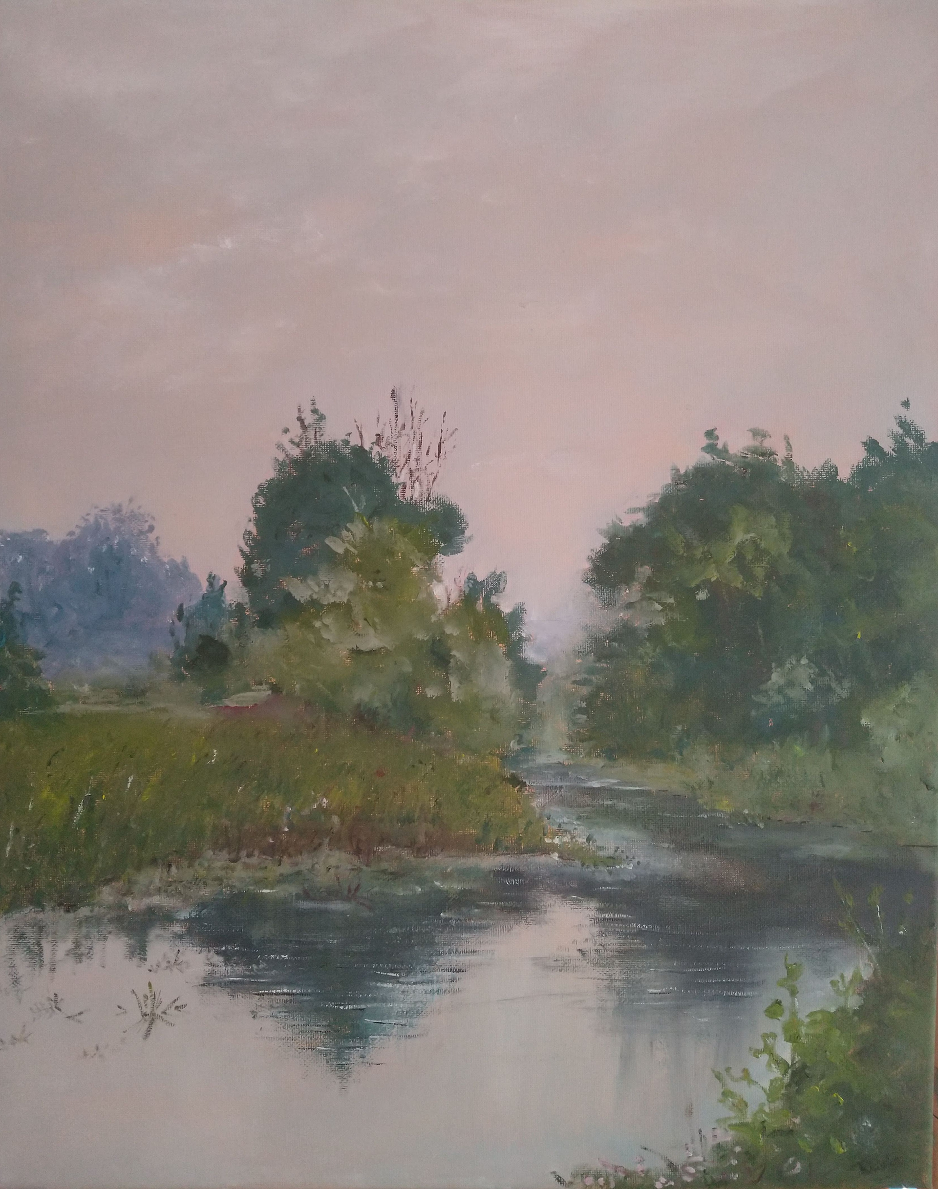 De Linde 1 ; olieverf op canvas