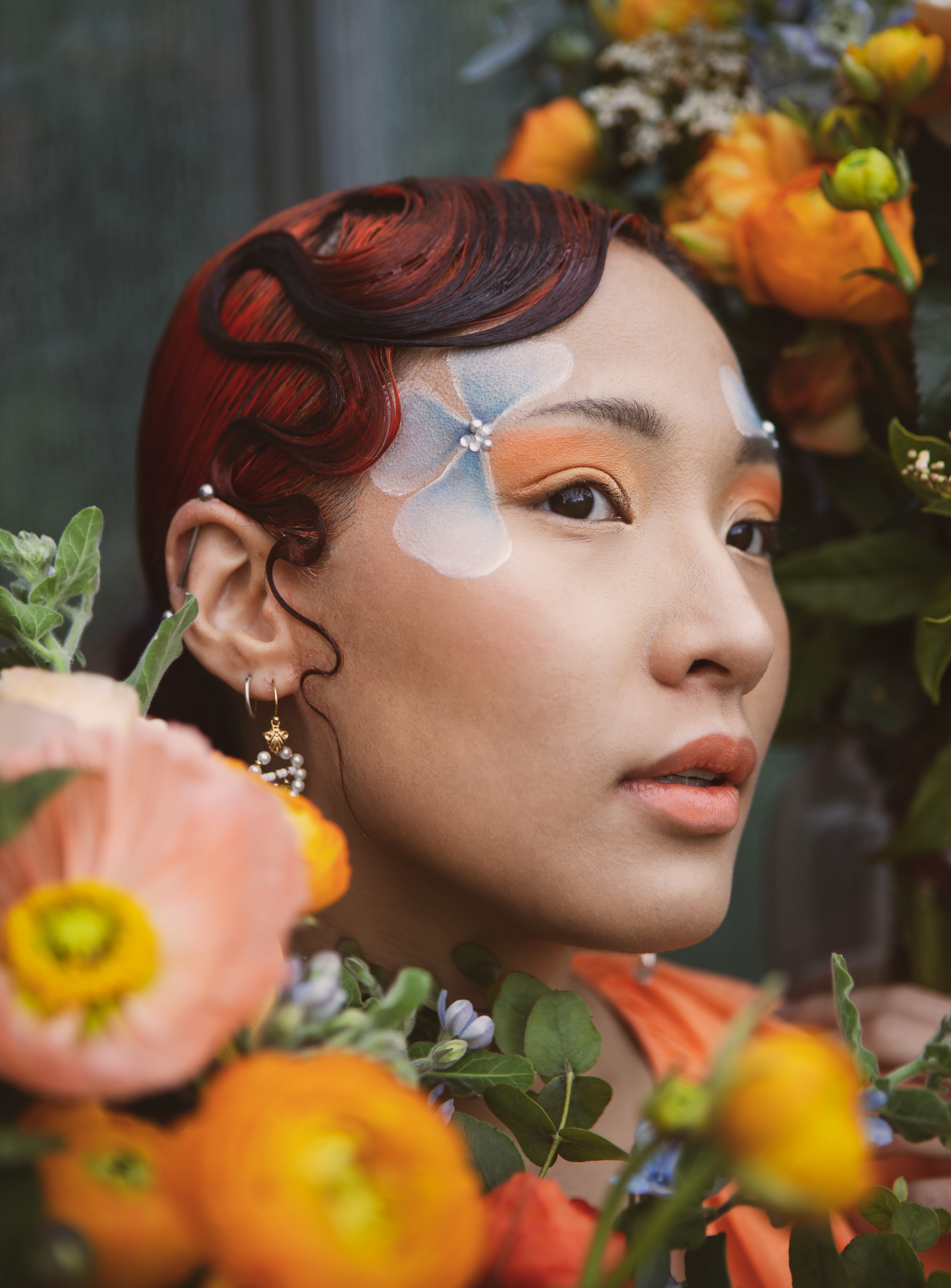 Modèle : Céline Hoang Mua : Alice Lathuilière Coiffure : Fiorenza Di Nota