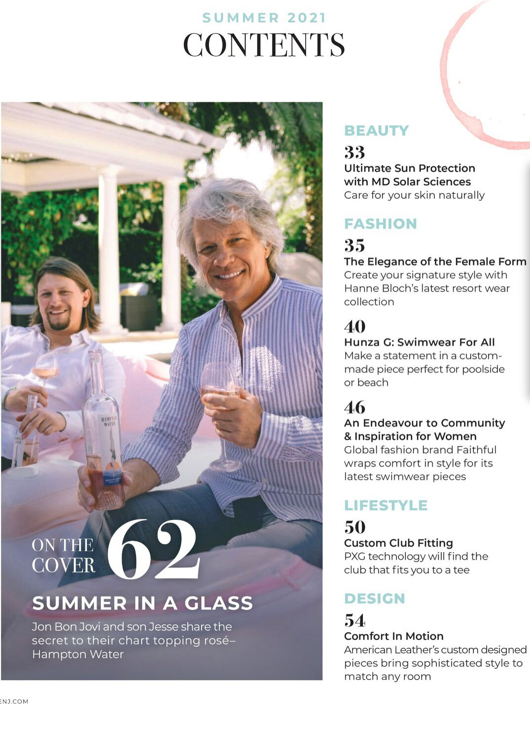 Bon Jovi x Wine Spectator Magazine