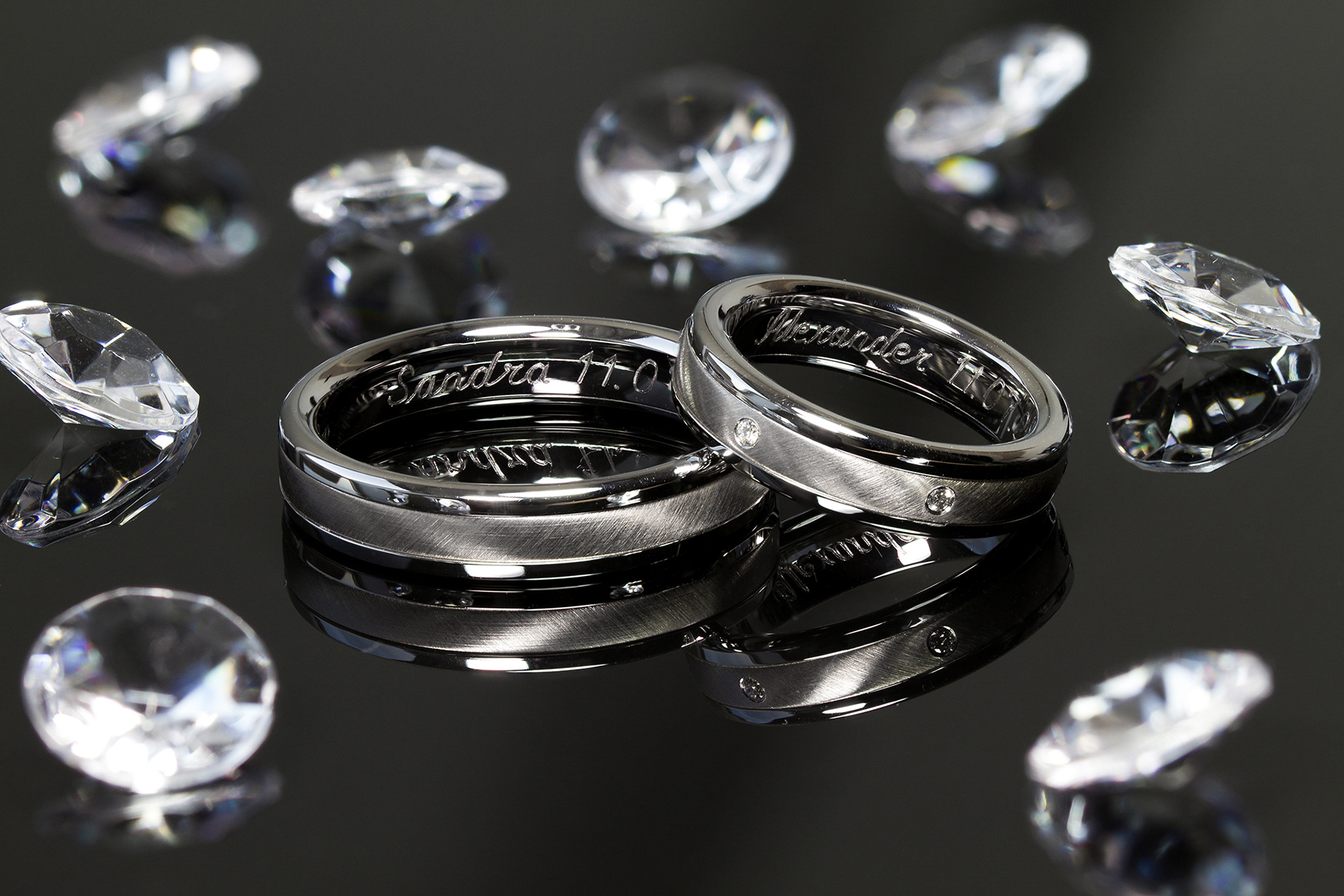 wedding rings Sandra & Alexander