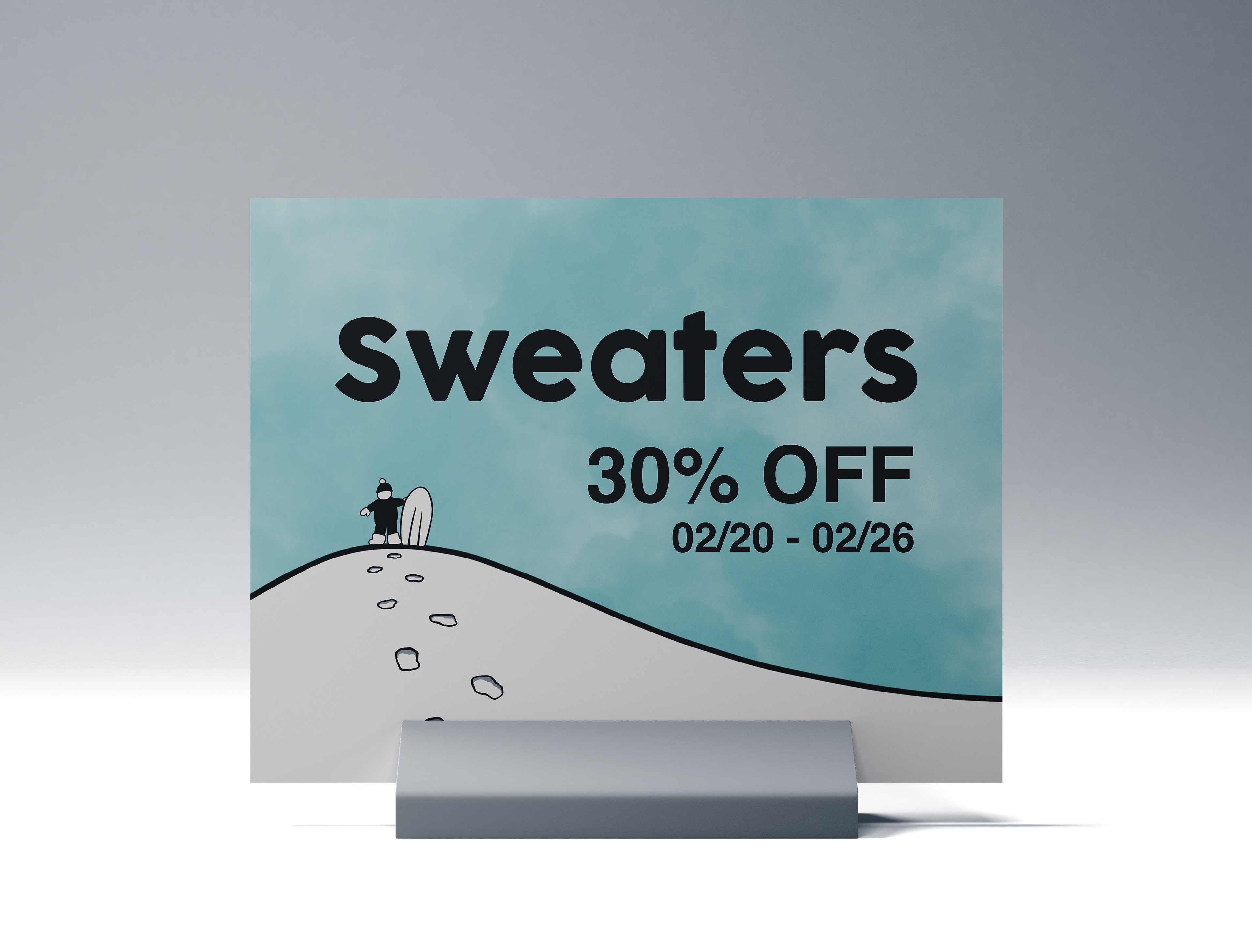 In-Store Table Sign