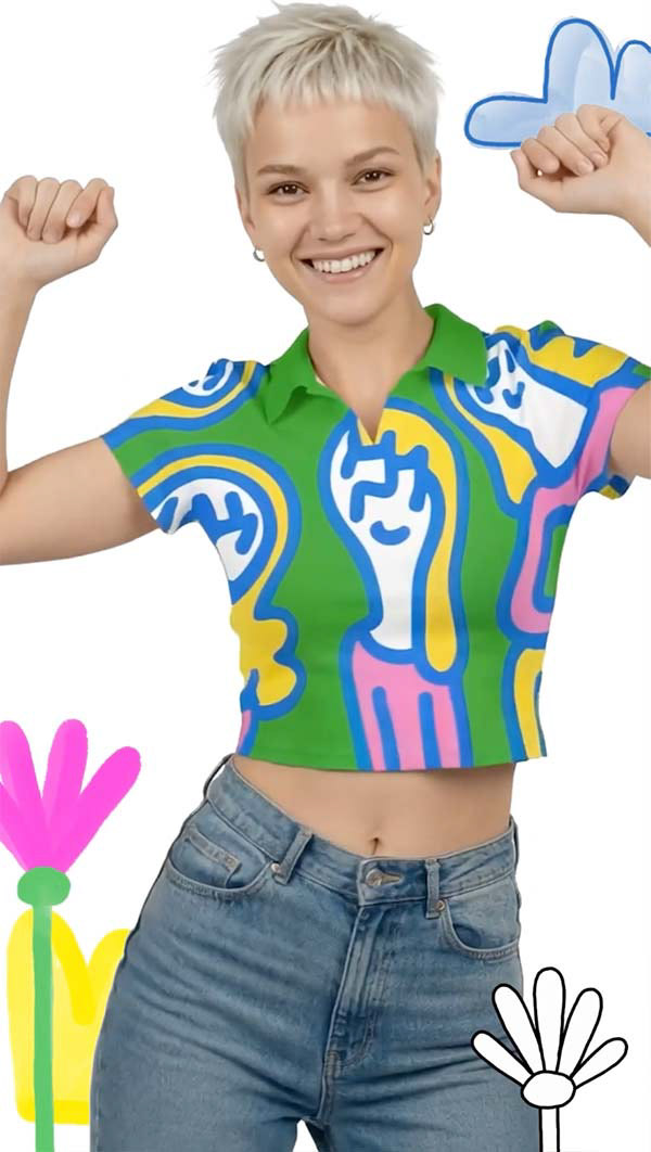 Femme du clip musical qui danse