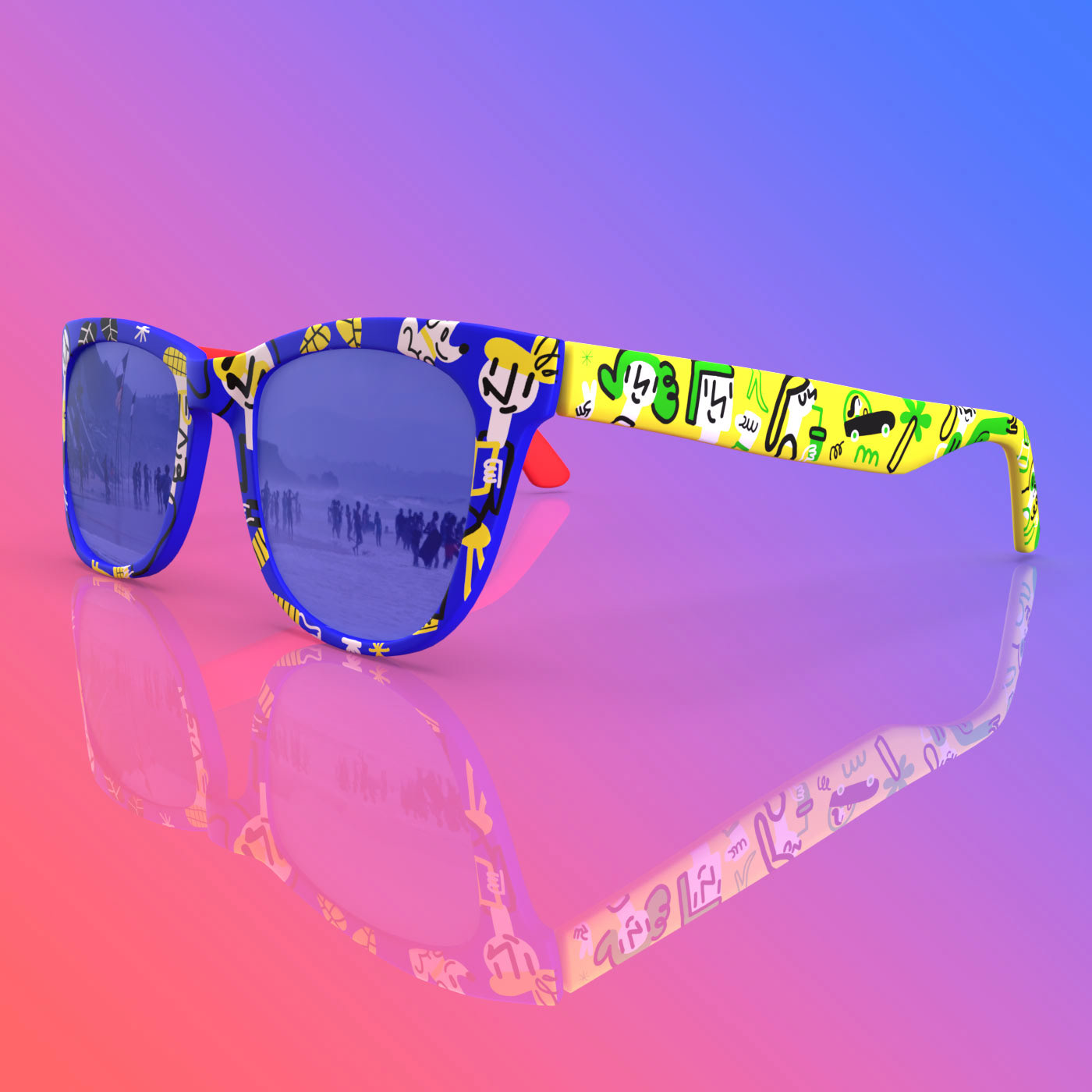 Lunettes 3D avec Procreate