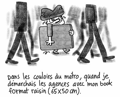 Dessin illustrant l'article consacré à mon parcours dans l'image