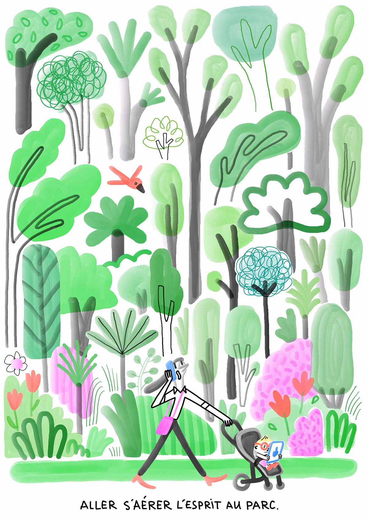 Illustration végétation