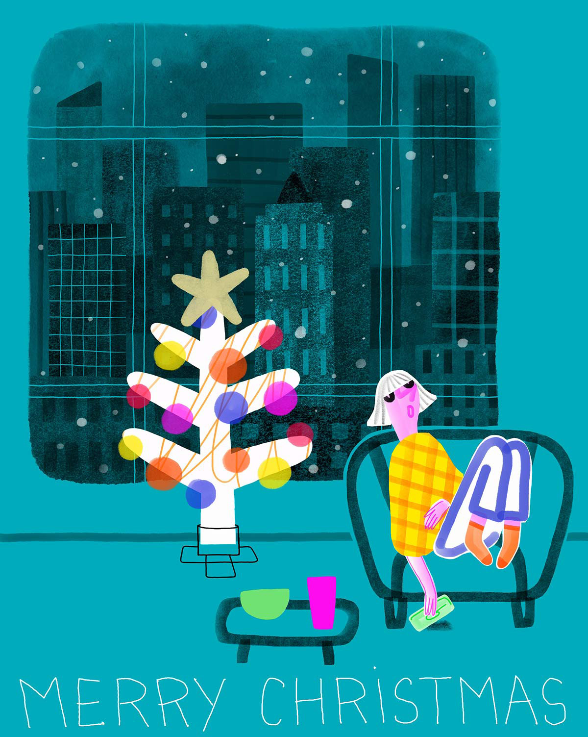 Carte de Joyeux Noël