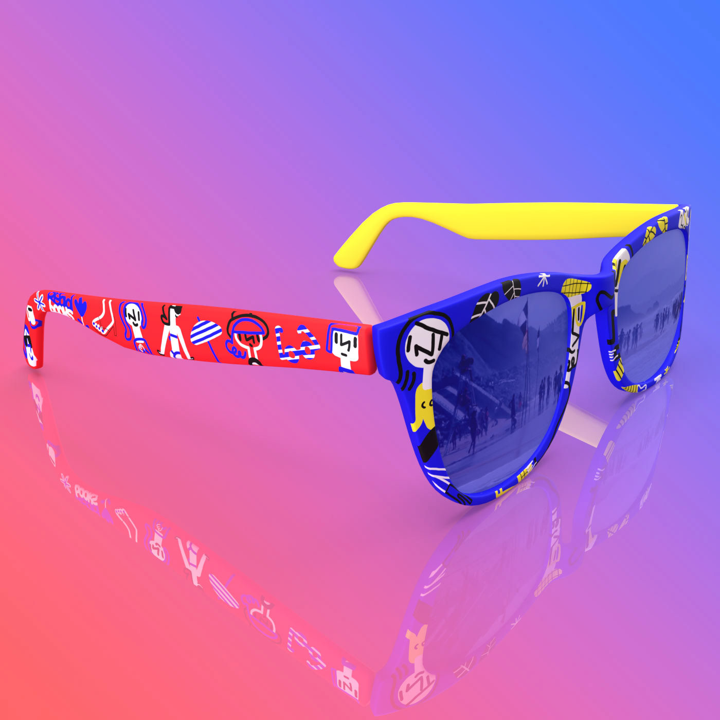 Lunette 3D avec Procreate