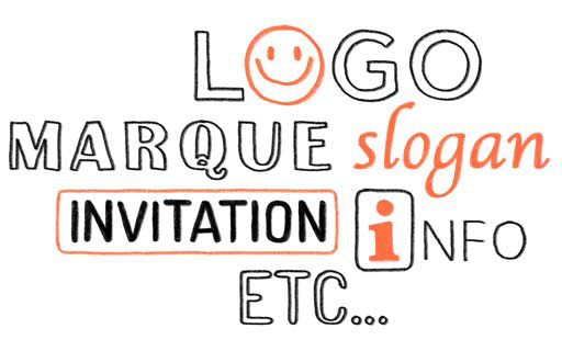 Vignette animation 2D d'une typographie dessinée.
