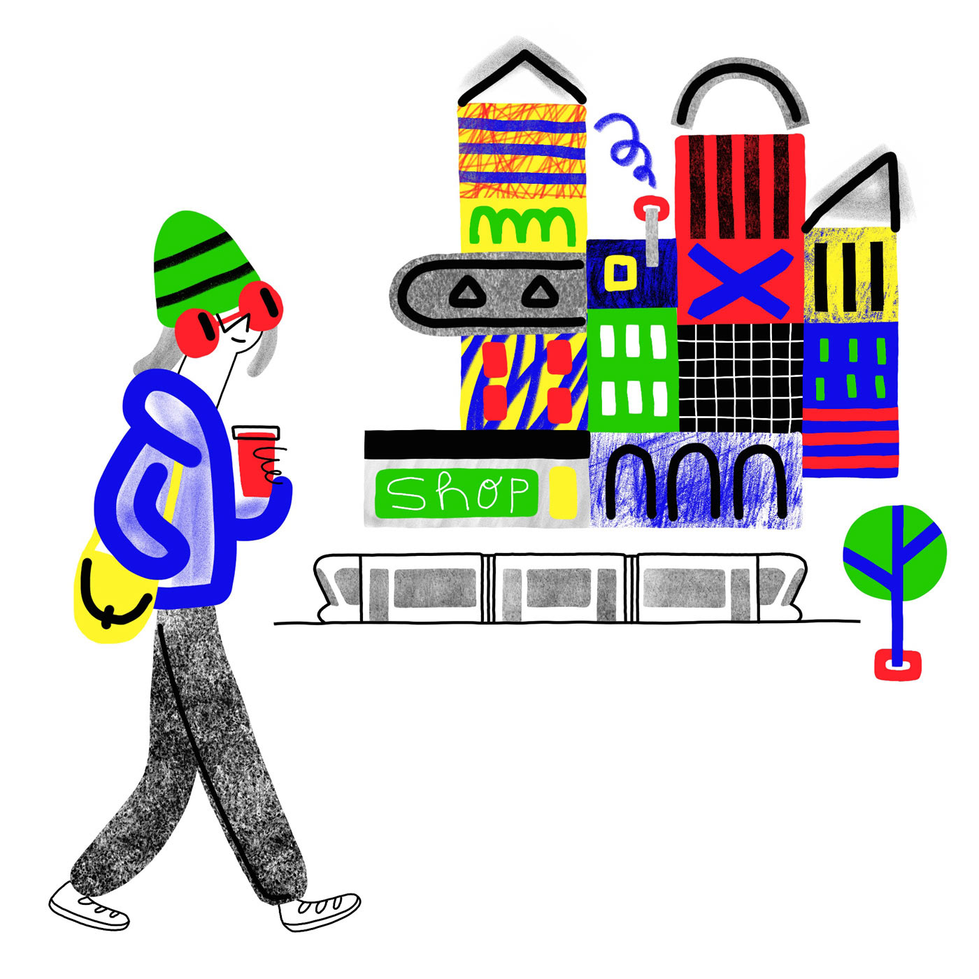 Colored city