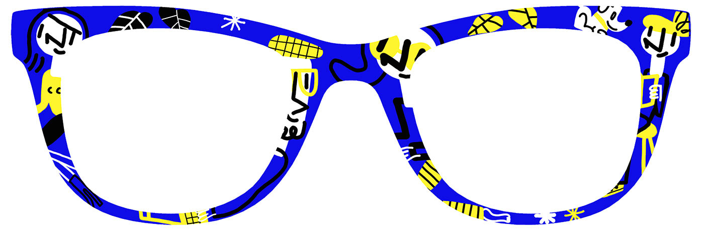 Dessin sur lunettes