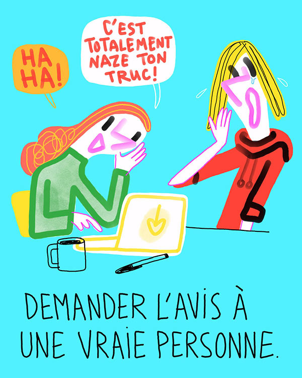 Dessin humoristique dont le sujet est l'IA