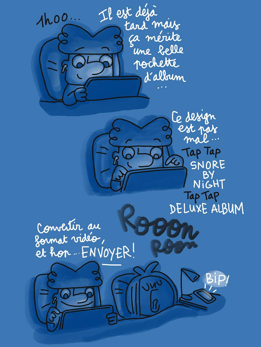 BD amusante d'une création nocturne.