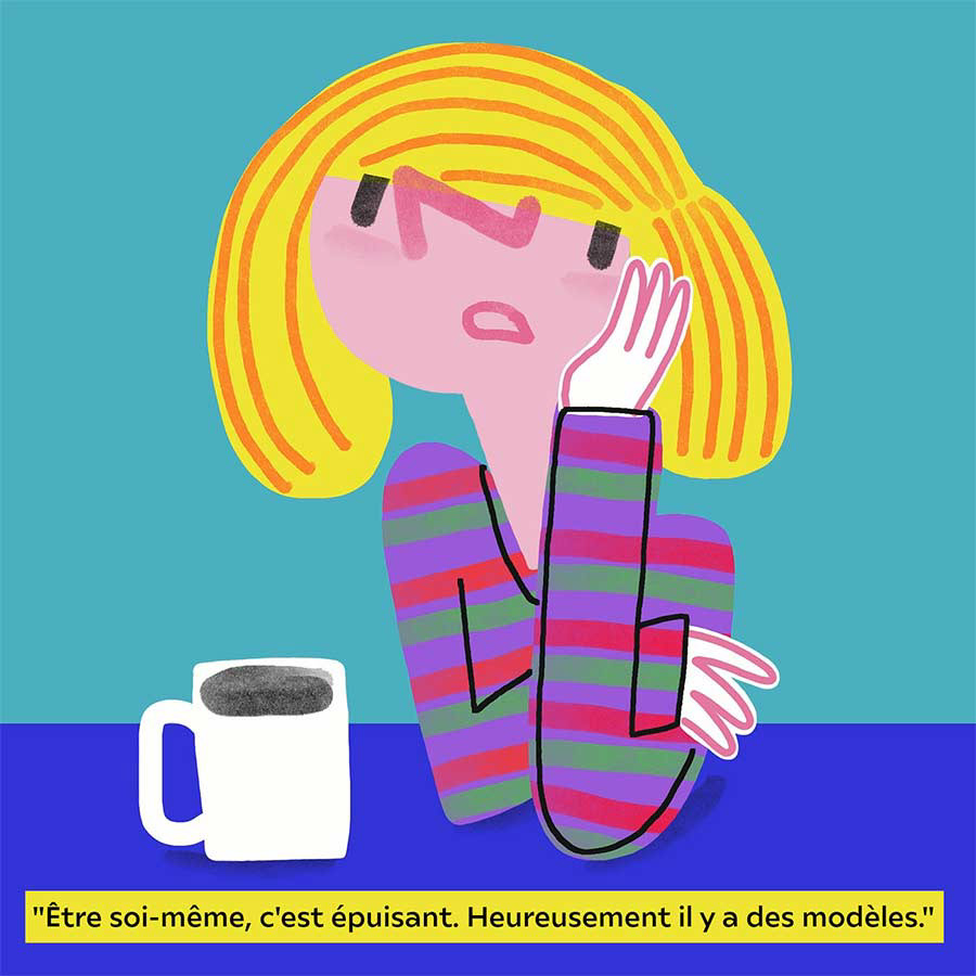 Dessin être soi-même