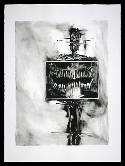 Silent Witness, Monotype, 21 x 15
