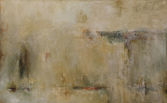 Cold Ice, oil on canvas, 30 x 48"