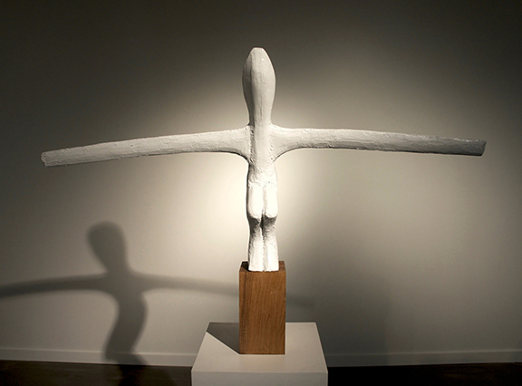 Jetboy Machine!, resin coated urethane foam and catalpa, 42" x 60" x 9"