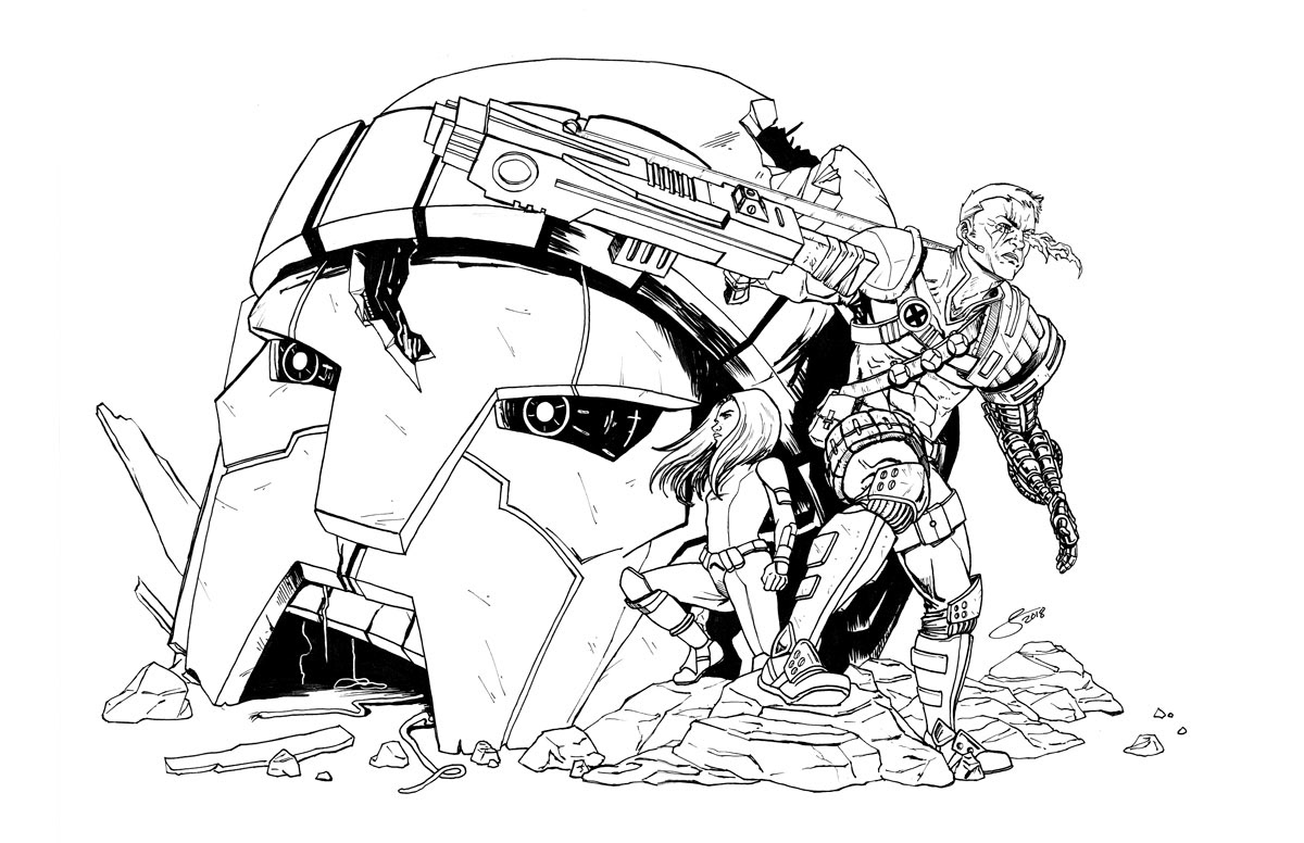 Cable and Hope, $150, 11x17 on Bristol
