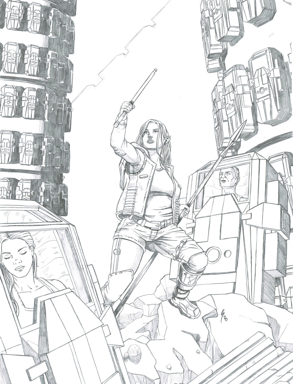 The Vault, $125, pencils on 11x14 Bristol